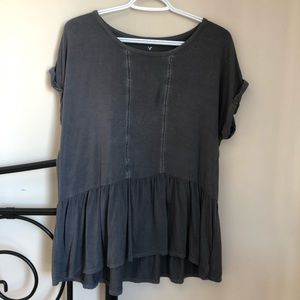 American Eagle grey shirt medium